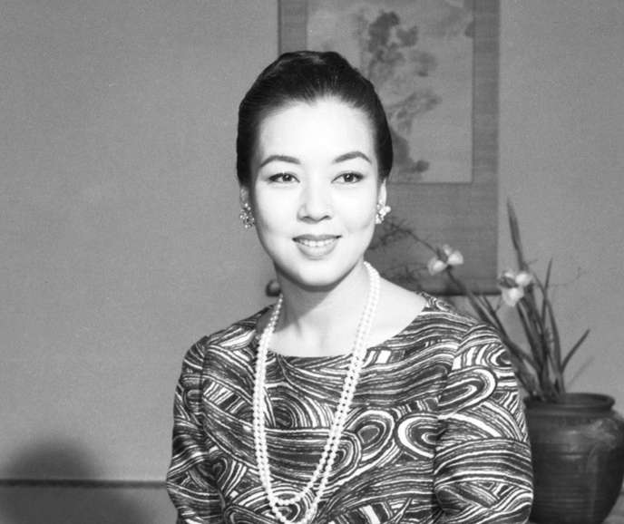 L’actrice japonaise Machiko Kyo, en décembre 1963.