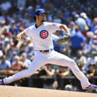 Chicago starter Yu Darvish pitches against Pittsburgh in the first inning on Friday.