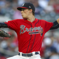 Braves starter Max Fried pitches against the White Sox in the first inning on Friday in Atlanta.