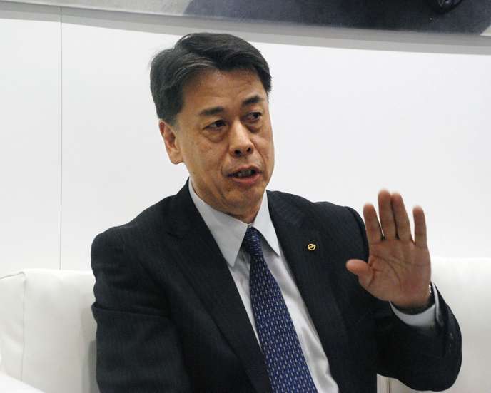 Makoto Uchida nouveau directeur général de Nissan. Ici, le 16 avril à Shanghaï.