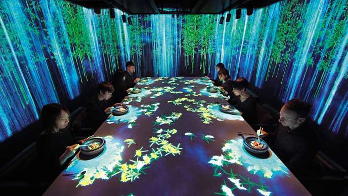 Une étonnante expérience sensorielle est proposée au Moonflower.