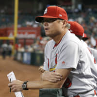 Cardinals manager Mike Shildt was named NL Manager of the Year on Tuesday.