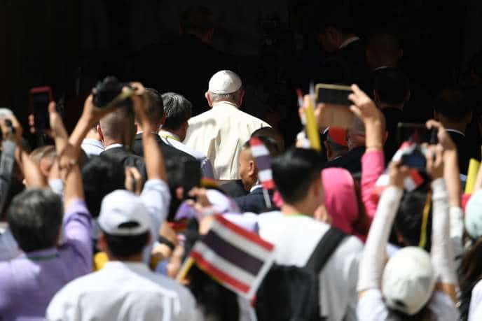 Le pape François, le 21 novembre à Bangkok.