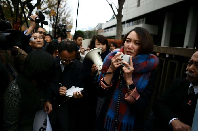 La journaliste japonais Shiori Ito, mardi 18 décembre, à Tokyo.