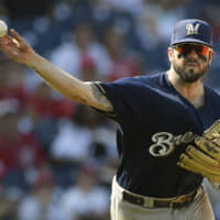 Free agent infielder Mike Moustakas is joining the Cincinnati Reds on a four-year deal after spending the past season and a half with the Milwaukee Brewers.