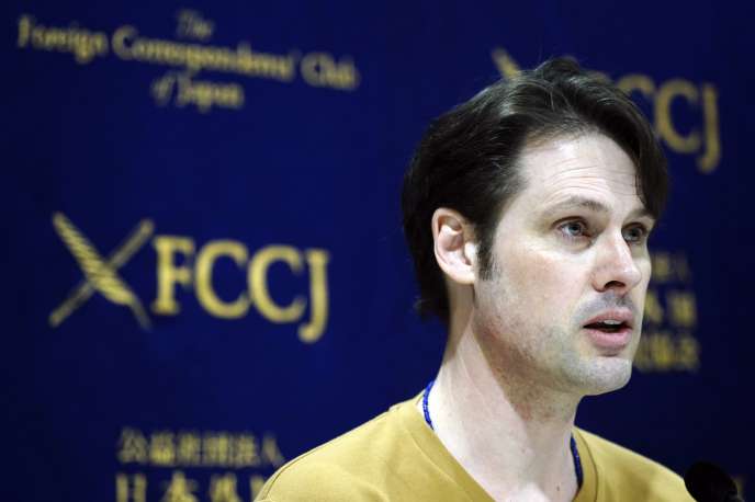 L’Australien Scott McIntyre, lors d’une conférence de presse à Tokyo, le 16 janvier.