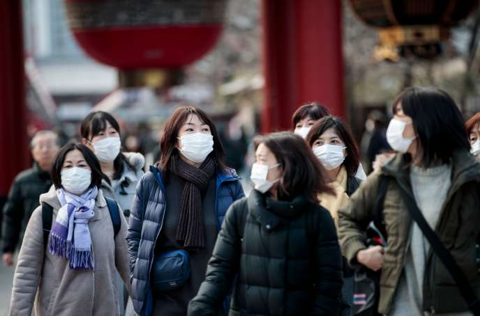 Au temple Sensoji à Tokyo, le 3 février.