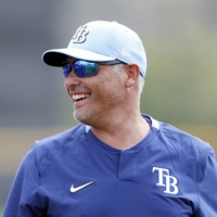 Rays manager Kevin Cash was named AL Manager of the Year on Tuesday. | TAMPA BAY TIMES / VIA AP