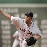 Red Sox starter Curt Schilling pitches against the Yankees during a game at Fenway Park in Boston on June 2, 2007. | REUTERS