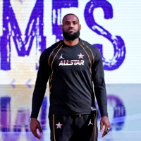 LeBron James is introduced before the 2021 All-Star Game in Atlanta on March 7, 2021. | USA TODAY / VIA REUTERS