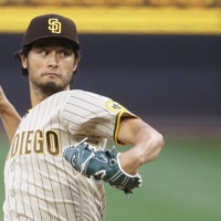 Padres starting pitcher Yu Darvish throws against the Pirates on Monday in Pittsburgh. | USA TODAY / VIA REUTERS