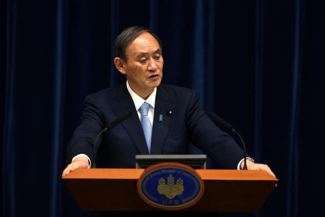 Le premier ministre japonais, Yoshihide Suga, à Tokyo le 28 mai 2021.