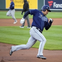 Tampa Bay has placed Yoshitomo Tsutsugo on a waiver list, giving other major league teams two weeks to claim the remainder of his contract. | USA TODAY / VIA REUTERS