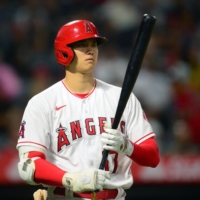Angels star Shohei Ohtani entered Monday with an MLB-leading 31 home runs. | USA TODAY / VIA REUTERS