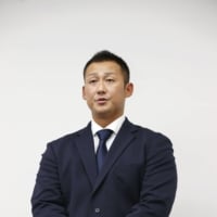 Sho Nakata speaks to the media at the Giants' offices in Tokyo on Friday. | KYODO