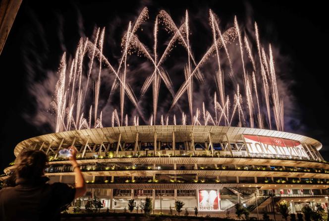 Le stade olympique de Tokyo, le 8 août 2021.