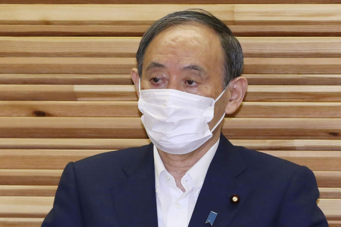 Le premier ministre Yoshihide Suga lors d’une réunion de son cabinet à Tokyo vendredi 3 septembre 2021.