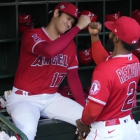 Shohei Ohtani is a finalist for the Player of the Year award presented by the Major League Baseball Players Association. | USA TODAY / VIA REUTERS