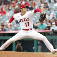 Shohei Ohtani was named MLB's Player of the Year by the Major League Baseball Players Association on Thursday. | KYODO
