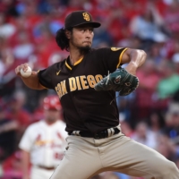 Yu Darvish finished his first season in San Diego with an 8-11 record despite reaching 7-3 before the All-Star break. | USA TODAY / VIA REUTERS