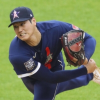 Shohei Ohtani is one of three nominees for the AL MVP award. | KYODO