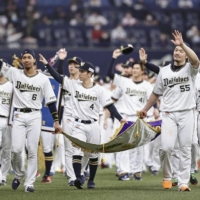 The Buffaloes punched their ticket to the Japan Series by defeating the Marines in the second stage of the PL Climax Series. | KYODO