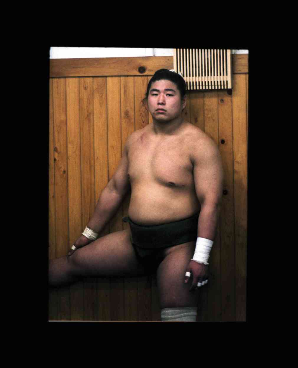 Le jeune lutteur Goushi.