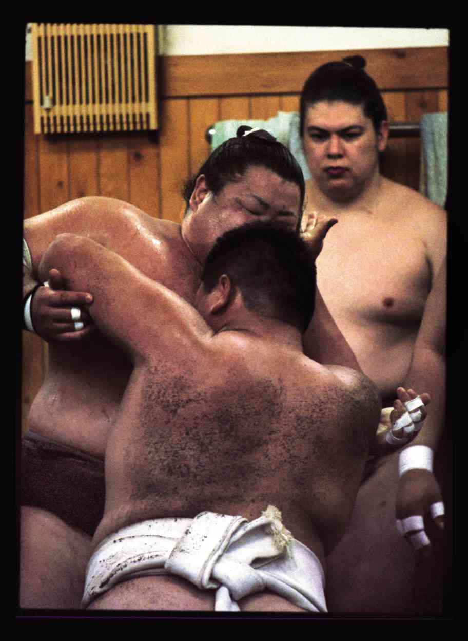 Les combats, qui se déroulent à l’intérieur d’un cercle sacré, sont brefs mais extrêmement violents du fait du poids des adversaires.