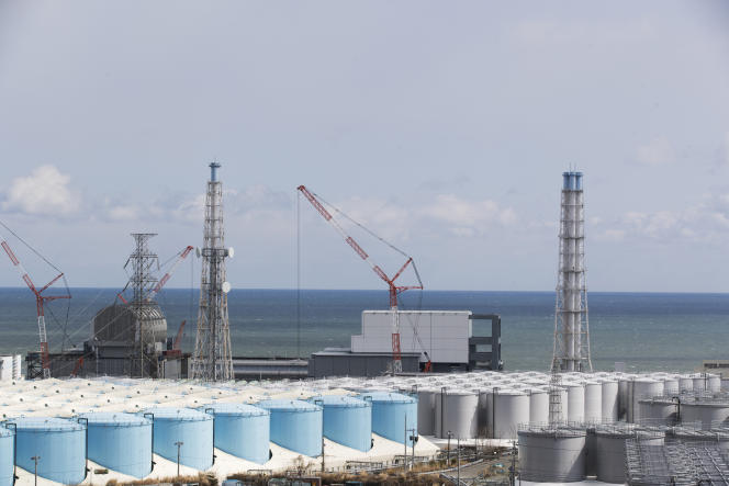 Vue de la centrale nucléaire de Fukushima-Daiichi, dans la ville d’Okuma (Japon), en février 2021.