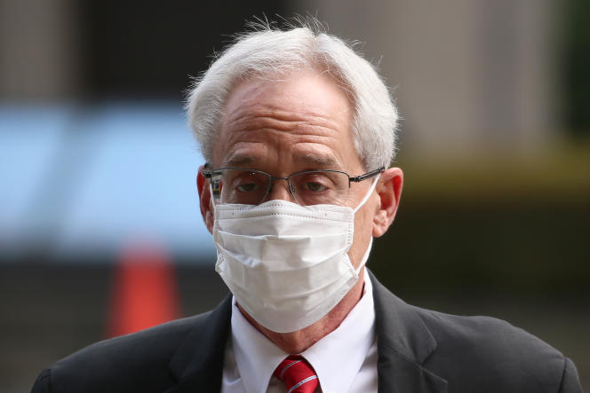 Greg Kelly, à son arrivée au tribunal de Tokyo, le 3 mars 2022. 