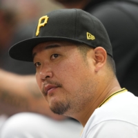 Pirates first baseman Yoshitomo Tsutsugo is averaging .177 with 15 RBIs and two home runs this season. | USA TODAY / VIA REUTERS