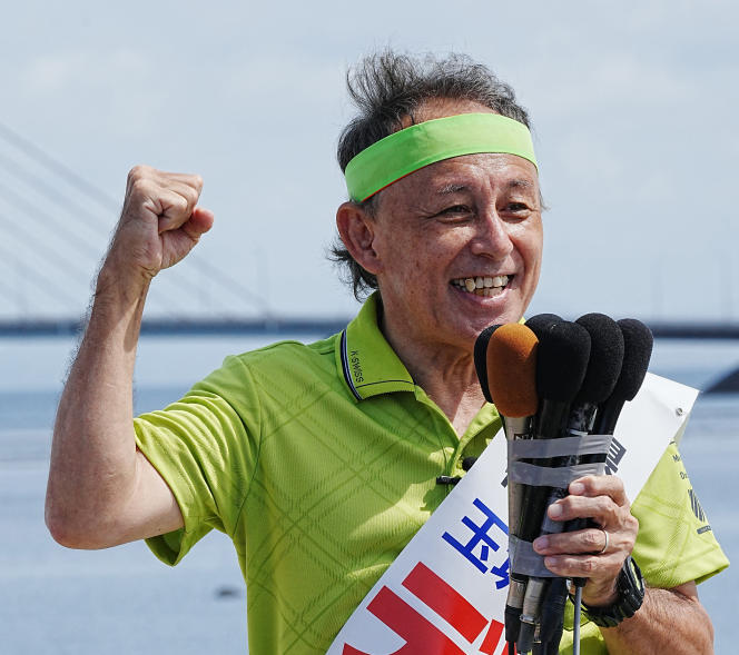 Denny Tamaki à Uruma (Japon), le 25 août 2022. 