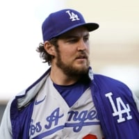 Dodgers pitcher Trevor Bauer missed the 2022 season while serving a suspension issued by MLB. | REUTERS