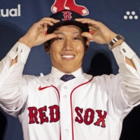 Masataka Yoshida signed a five-year deal with the Red Sox after spending seven seasons in Japan with the Buffaloes. | GETTY / VIA KYODO