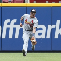 Cardinals outfielder Lars Nootbaar is on track to compete for Japan during the World Baseball Classic in March. | USA TODAY / VIA REUTERS