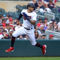 Minnesota Twins shortstop Carlos Correa runs home to score against the Los Angeles Angels at Target Field in Minnesota on Sept. 25. | USA TODAY / VIA REUTERS