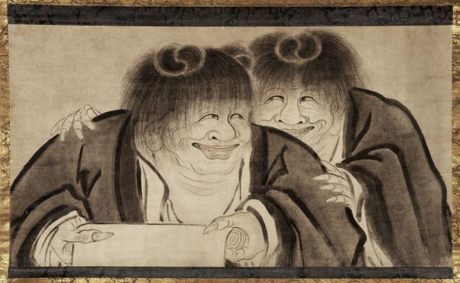 Kanzan et Jittoku par Sesshu Toyo, à l’époque de Muromachi (1336-1573).