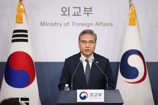 Le ministre des affaires étrangères sud-coréen, Park Jin, à Séoul, le 6 mars 2023.
