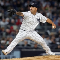 Nestor Cortes and other members of the Yankees pitching staff have the sweeper in their arsenal. | USA TODAY / VIA REUTERS