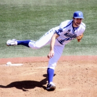 BayStars right-hander Trevor Bauer has pitched in three Eastern League games ahead of his expected NPB debut. | KYODO 