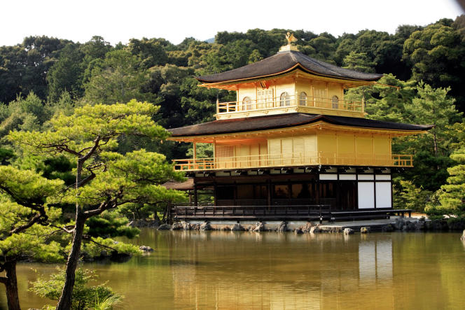 Le temps de Kinkakuji à Kyoto, Japon, en 2007.