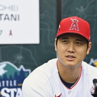 Shohei Ohtani received the most fan votes for AL position players ahead of Tuesday's MLB All-Star Game in Seattle. | KYODO