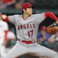 Shohei Ohtani was selected as one of the pitchers for the AL All-Star team on Sunday. Ohtani was named as the AL's starting designated hitter on Thursday. | USA TODAY / VIA REUTERS