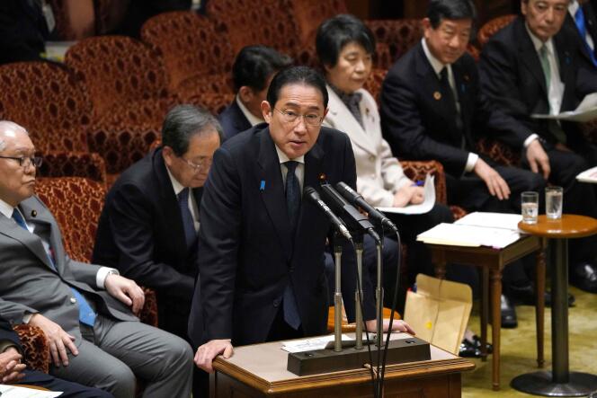 Le premier ministre japonais, Fumio Kishida, à Tokyo, le 25 mars 2024.